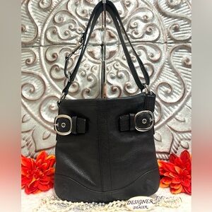 COACH SoHo Vintage Leather Slim Buckle Shoulder Crossbody Bag 16514 VGC!